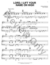 Lord, I Lift Your Name On High piano sheet music cover
